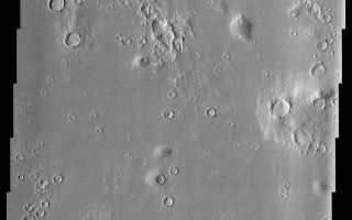 <h1>PIA04076:  Hecates Tholus</h1><div class="PIA04076" lang="en" style="width:800px;text-align:left;margin:auto;background-color:#000;padding:10px;max-height:150px;overflow:auto;"><p><a href="/figures/PIA04076_context.jpg"></a><br><p>Impact craters in Hecates Tholus appear to be filled with sediment derived from erosion of the surrounding terrain.<p>Note: this THEMIS visual image has not been radiometrically nor geometrically calibrated for this preliminary release. An empirical correction has been performed to remove instrumental effects. A linear shift has been applied in the cross-track and down-track direction to approximate spacecraft and planetary motion. Fully calibrated and geometrically projected images will be released through the Planetary Data System in accordance with Project policies at a later time.<p>NASA's Jet Propulsion Laboratory manages the 2001 Mars Odyssey mission for NASA's Office of Space Science, Washington, D.C. The Thermal Emission Imaging System (THEMIS) was developed by Arizona State University, Tempe, in collaboration with Raytheon Santa Barbara Remote Sensing. The THEMIS investigation is led by Dr. Philip Christensen at Arizona State University. Lockheed Martin Astronautics, Denver, is the prime contractor for the Odyssey project, and developed and built the orbiter. Mission operations are conducted jointly from Lockheed Martin and from JPL, a division of the California Institute of Technology in Pasadena.<p><br /><br /><a href="http://photojournal.jpl.nasa.gov/catalog/PIA04076" onclick="window.open(this.href); return false;" title="Voir l'image 	 PIA04076:  Hecates Tholus	  sur le site de la NASA">Voir l'image 	 PIA04076:  Hecates Tholus	  sur le site de la NASA.</a></div>