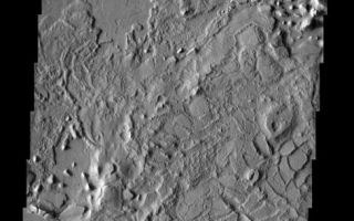 <h1>PIA04470:  Lucus Planum</h1><div class="PIA04470" lang="en" style="width:488px;text-align:left;margin:auto;background-color:#000;padding:10px;max-height:150px;overflow:auto;"><p><a href="/figures/PIA04470_context.jpg"></a><br><p>A crazy cacophony of bizarre surface features in Lucus Planum.<p>Note: this THEMIS visual image has not been radiometrically nor geometrically calibrated for this preliminary release. An empirical correction has been performed to remove instrumental effects. A linear shift has been applied in the cross-track and down-track direction to approximate spacecraft and planetary motion. Fully calibrated and geometrically projected images will be released through the Planetary Data System in accordance with Project policies at a later time.<p>NASA's Jet Propulsion Laboratory manages the 2001 Mars Odyssey mission for NASA's Office of Space Science, Washington, D.C. The Thermal Emission Imaging System (THEMIS) was developed by Arizona State University, Tempe, in collaboration with Raytheon Santa Barbara Remote Sensing. The THEMIS investigation is led by Dr. Philip Christensen at Arizona State University. Lockheed Martin Astronautics, Denver, is the prime contractor for the Odyssey project, and developed and built the orbiter. Mission operations are conducted jointly from Lockheed Martin and from JPL, a division of the California Institute of Technology in Pasadena.<p>Image information: VIS instrument. Latitude 1.3, Longitude 175.5 East (184.5 West). 19 meter/pixel resolution.<p><br /><br /><a href="http://photojournal.jpl.nasa.gov/catalog/PIA04470" onclick="window.open(this.href); return false;" title="Voir l'image 	 PIA04470:  Lucus Planum	  sur le site de la NASA">Voir l'image 	 PIA04470:  Lucus Planum	  sur le site de la NASA.</a></div>