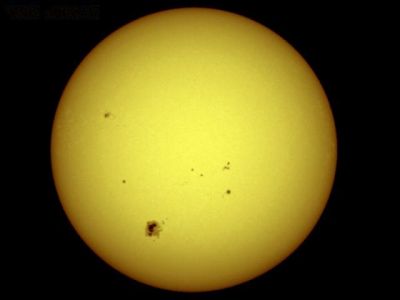 Agrandir l'image d'une naine jaune, le soleil